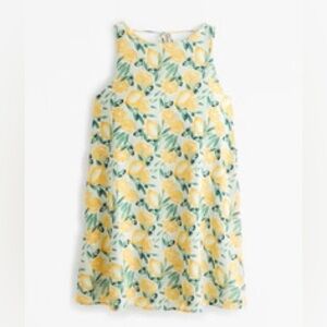 Abercrombie & Fitch Lemon Print Mini Dress